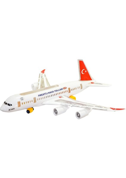 Prestij Oyuncak Fab 1505 Işıklı Müzikli Yolcu Uçağı A380