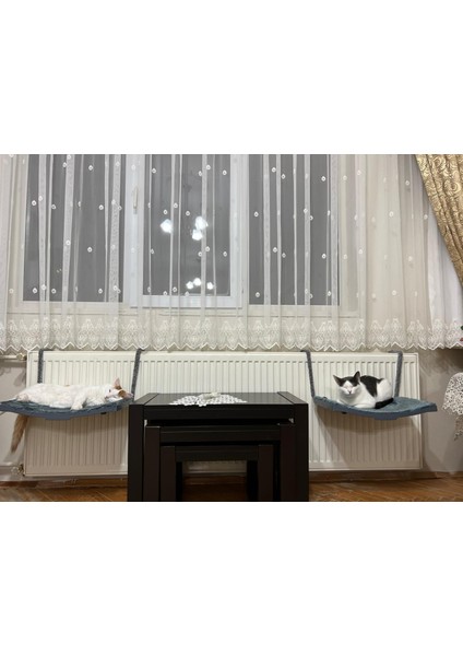 Kedi Yatağı, Petek Kalorifer Radyatör Yatağı Askılı Kedi Yatağı Hamağı Terası (47X 27,5 cm 18 Kg) modelleri