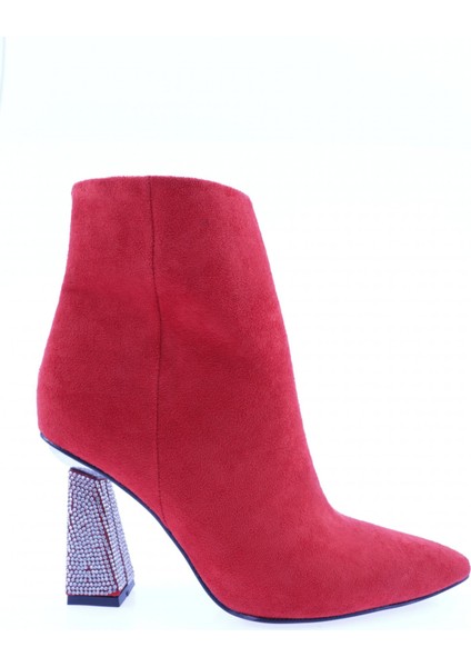 5711-424 Topuğu Taşli Kadin Kadeh Topuklu Bot