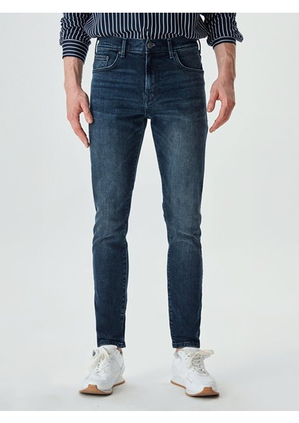 Erkek Darrıon Normal Bel Dar Paça Skınny Jean Pantolon