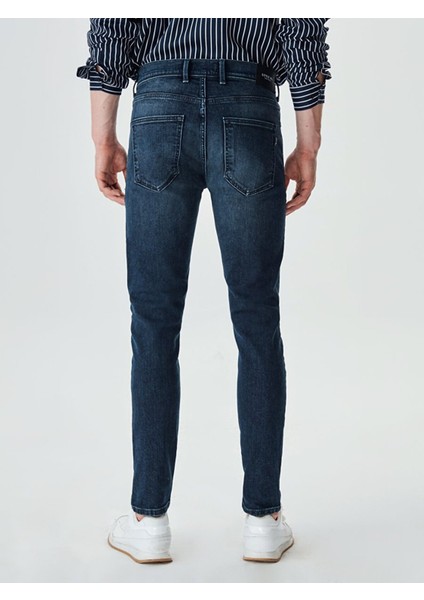 Erkek Darrıon Normal Bel Dar Paça Skınny Jean Pantolon