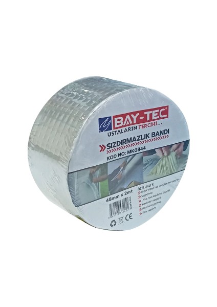 Baytec Yapıştırıcı Bant Sızdırmazlık Bandı Çatlak Bandı 48MM