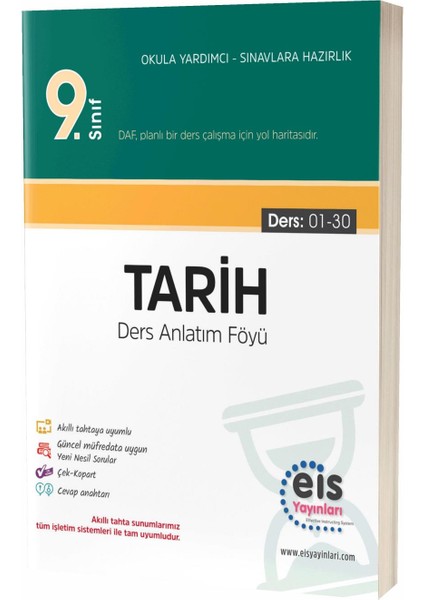 Eis Yayınları 9.Sınıf Tarih Ders Anlatım Föyü (DAF) (Ciltli)