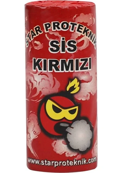 Mini Silindir Sis Kırmızı