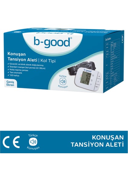 B-Good Konuşan Kol Tipi Tansiyon Aleti