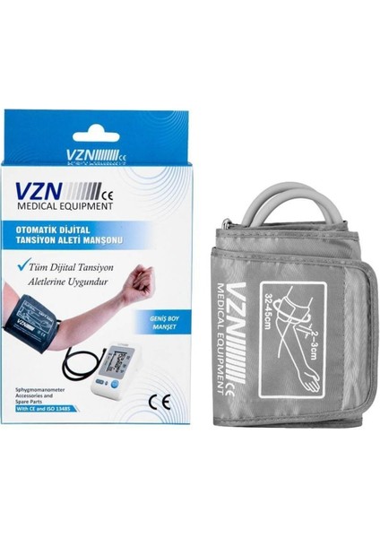 Medical Equipment Vzn Dijital Tansiyon Aleti Manşonu 32-45 Cm