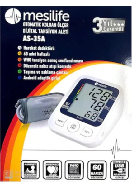 Mesilife As-35a 60 Koldan Ölçer Aleti 8681873073135