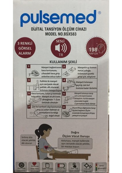 Dijital Türkçe Konuşan Tansiyon Ölçüm Cihazı