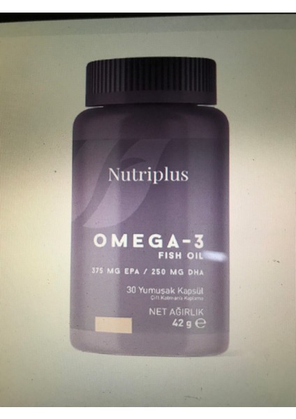 Nutrıplus Omega 3 Balık Yağı 30 Yumuşak Kapsül