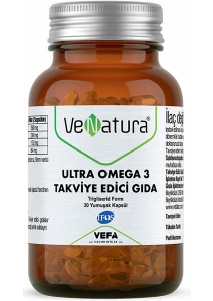 Ultra Omega-3 30 Kapsül