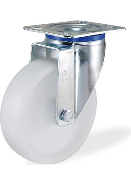 Kama Oynak Tablalı 200 x 50 mm Teker Poliamid Beyaz Burçlu Ağır Yük Tekeri modelleri