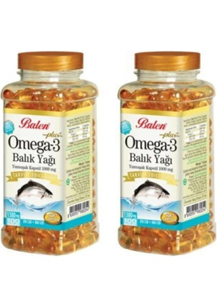 Omega-3 Plus+ Balık Yağı 100 Kapsül