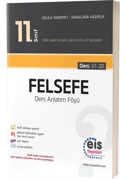 11.Sınıf Felsefe Ders Anlatım Föyü (DAF) (Ciltli)