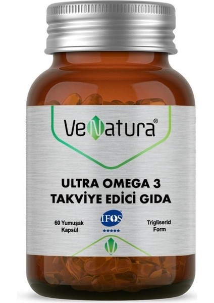 Ultra Omega 3 Takviye Edici Gıda 60 Kapsül