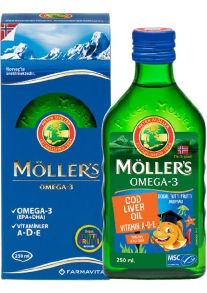 Möllers Omega 3 Cod Liver Oil 250ml