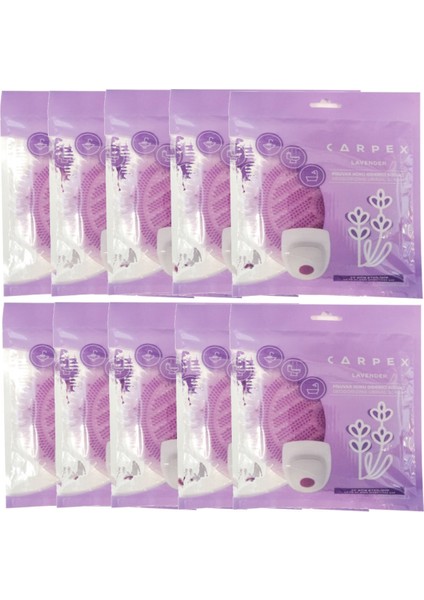 Pisuvar Koku Giderici Süzgeci Lavender Kokulu 10' 'lu Set