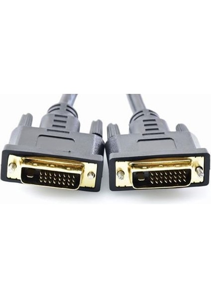 DVI To DVI Monitör Ekran Kablosu Ara Bağlantı Dvı-D 24+1 1.5m