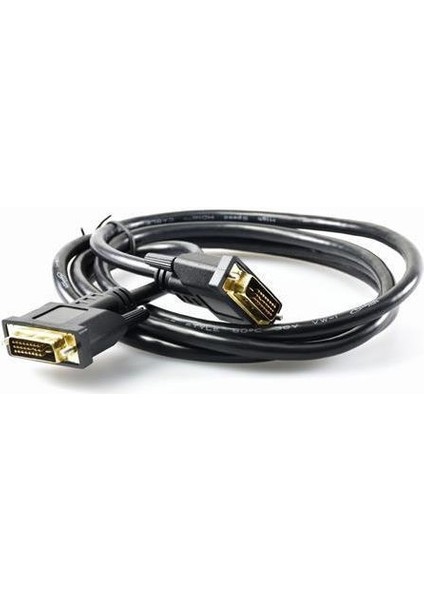 DVI To DVI Monitör Ekran Kablosu Ara Bağlantı Dvı-D 24+1 1.5m