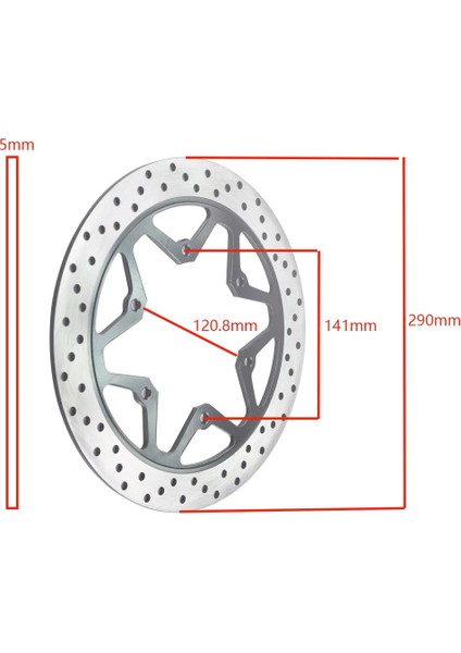 Suzuki Gw 250 Inazuma Ön Fren Disk Oem  Arasmoto