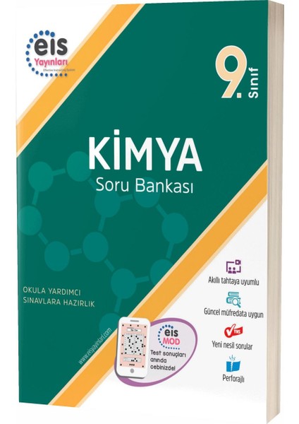 Eis Yayınları 9.Sınıf Kimya Soru Bankası (Ciltli)