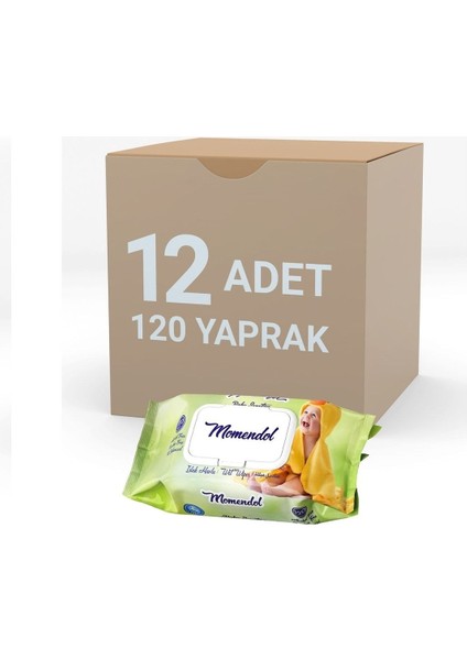 Momendol Islak Havlu 120'lı - 12 x 120'lı - 1440 Adet
