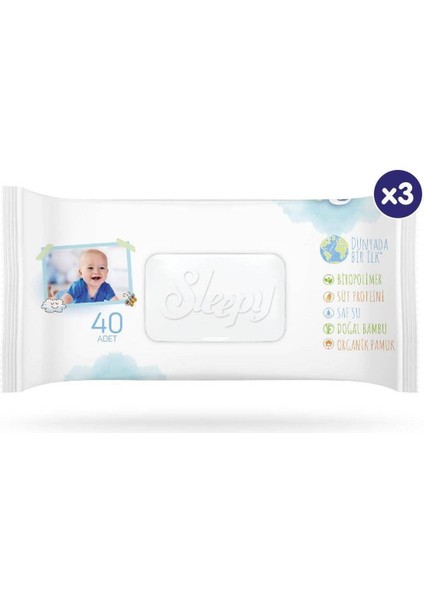 Bio Natural Islak Havlu 3X40 120 Yaprak