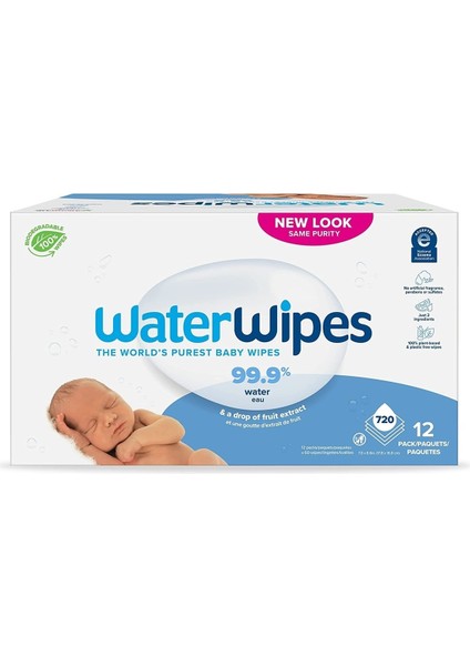 Bebek Islak Mendilleri 12'li Paket 720 Yaprak,hassas,prematüre,vegan,yeni Bio fiyatları