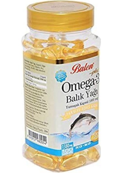 Omega 3 Derin Deniz Balık Yağı Kapsül 100 Kapsül