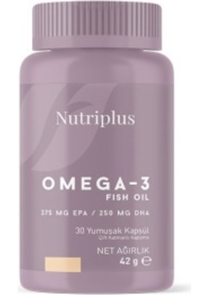 Nutrıplus Omega 3 Balık Yağı 30 Yumuşak Kapsül