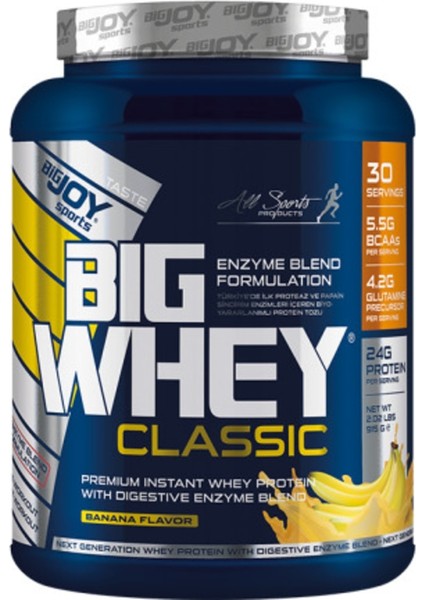 Big Whey Classic Whey Protein Tozu Muz Aroma 990g