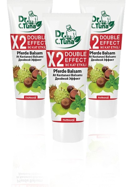 Dr. C .Tuna Çift Etkili At Kestanesi Masaj Jeli 125 Ml 3'Lü Set