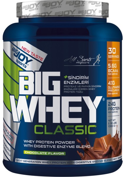 Big Whey Classic Whey Protein Tozu Çikolata Aroma 1020g 30 Servis