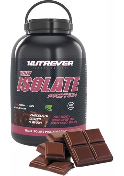 Whey Isolate Çikolata Aromalı Izole Protein Tozu 900 Gr