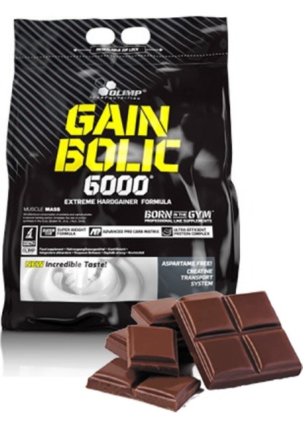 Gain Bolic 6000 Çikolata Aromalı 1000 Gr Karbonhidrat Protein Tozu Kas Kuvvet