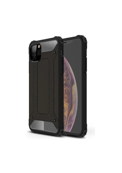 Apple iPhone 11 Pro Max Kılıf Armor Üstün Korumalı Dayanıklı Zırhlı Military Kapak