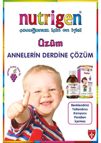 Üzüm Çekirdeği Ekstreli Vitamin Şurubu 200 ml modelleri