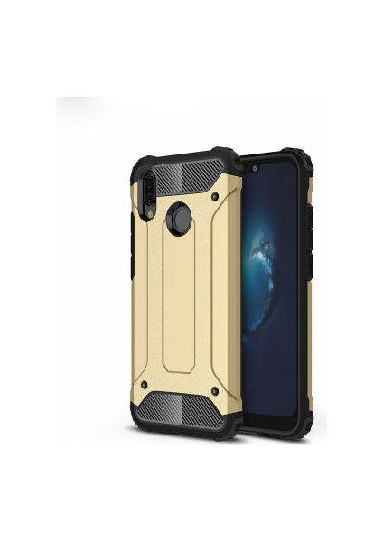 Huawei P20 Lite Kılıf Armor Üstün Korumalı Dayanıklı Zırhlı Military Kapak