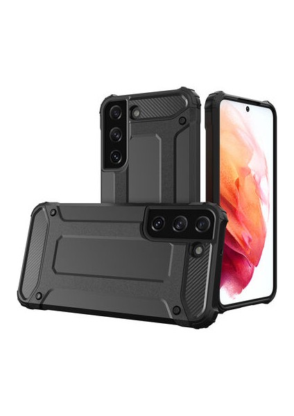 Galaxy S22 Plus Kılıf Armor Üstün Korumalı Dayanıklı Zırhlı Military Kapak