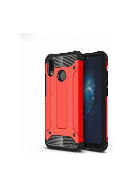 Huawei P20 Lite Kılıf Armor Üstün Korumalı Dayanıklı Zırhlı Military Kapak