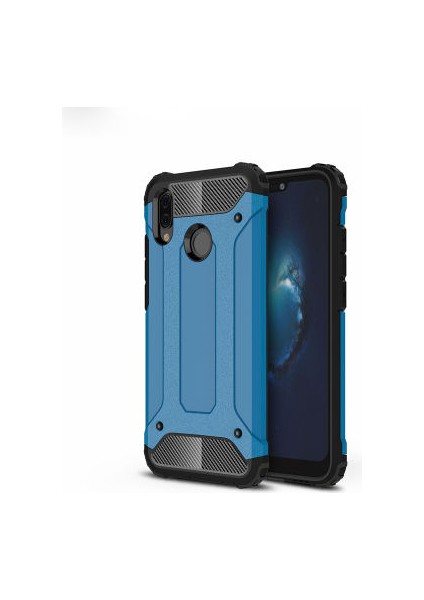 Huawei P20 Lite Kılıf Armor Üstün Korumalı Dayanıklı Zırhlı Military Kapak