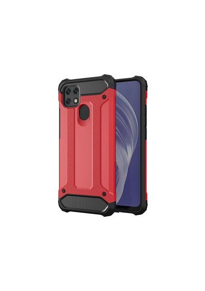 Oppo A15S Kılıf Armor Üstün Korumalı Dayanıklı Zırhlı Military Kapak