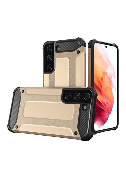 Galaxy S22 Plus Kılıf Armor Üstün Korumalı Dayanıklı Zırhlı Military Kapak