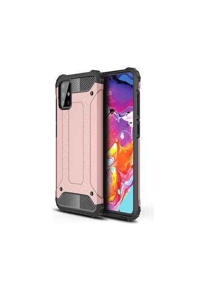 Galaxy A51 Kılıf Armor Üstün Korumalı Dayanıklı Zırhlı Military Kapak
