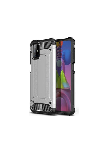 Galaxy M51 Kılıf Armor Üstün Korumalı Dayanıklı Zırhlı Military Kapak