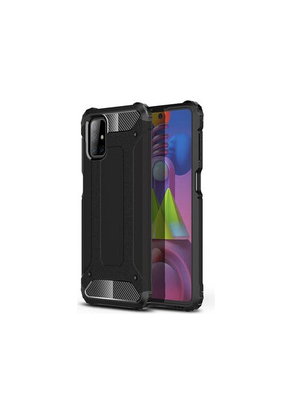 Galaxy M51 Kılıf Armor Üstün Korumalı Dayanıklı Zırhlı Military Kapak
