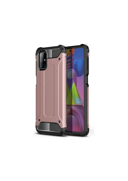 Galaxy M51 Kılıf Armor Üstün Korumalı Dayanıklı Zırhlı Military Kapak