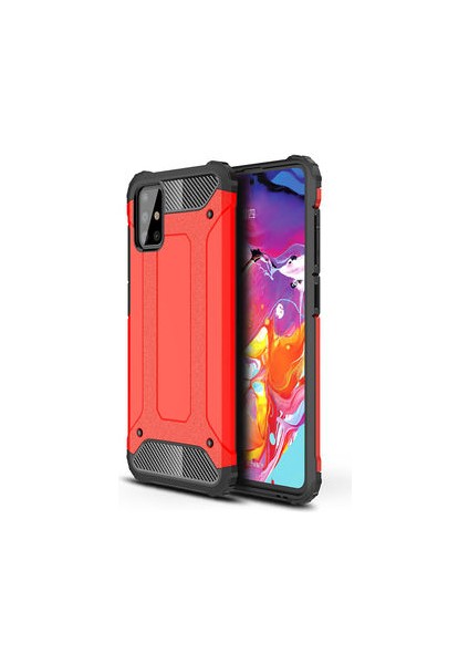 Galaxy A51 Kılıf Armor Üstün Korumalı Dayanıklı Zırhlı Military Kapak
