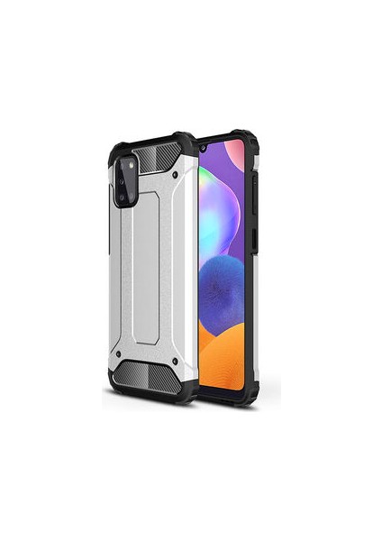 Galaxy A31 Kılıf Armor Üstün Korumalı Dayanıklı Zırhlı Military Kapak