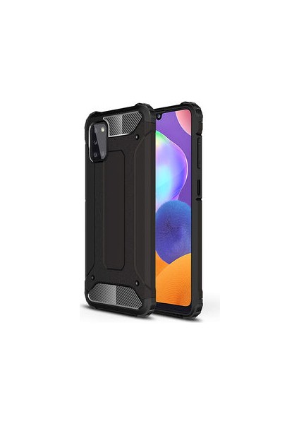 Galaxy A31 Kılıf Armor Üstün Korumalı Dayanıklı Zırhlı Military Kapak