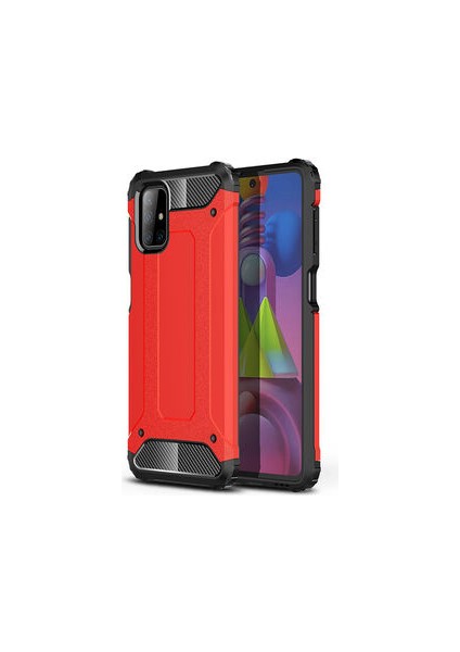 Galaxy M51 Kılıf Armor Üstün Korumalı Dayanıklı Zırhlı Military Kapak